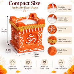 BUC Tulsi Diya for Diwali Decoration | Colourful Wax Candle | Set of 24 | Tulsi Shape Wax water bowl floaters | Festive home decor & gifting under budget | diwali decoration for home | fancy diyas