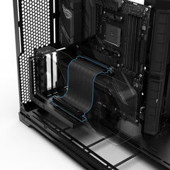 Lian Li PCIe 5.0 x16 Riser Cable, 200mm GPU Extension, Black (PW-PCI-520X)