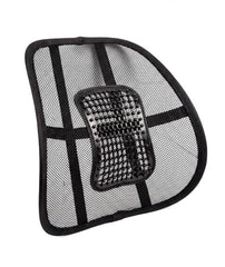Vorelix Mesh Lumbar Back Support Cushion, 41x39cm, Black