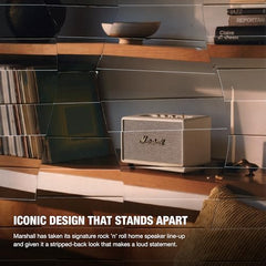 Marshall Acton III Wired Connectivity Stereo Home Speakers with Bluetooth 5.2 & RCA or 3.5mm Input – Black