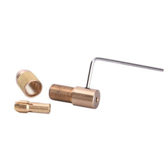 SYGA Mini Drill 3.15mm, 7-Piece 0.5-3mm, 3.17mm Shank Metal Drill Chuck Collet Bits Rotary with Screw