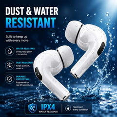 Kratos TW02 Ear Buds Wireless with 60H Playtime, Noise Isolation & Clear Calls, Bluetooth Earbuds with Voice Assistant, Ear Buds with Bluetooth V 5.3 & with Type C Fast Charging, IPX5 TWS Earphones
