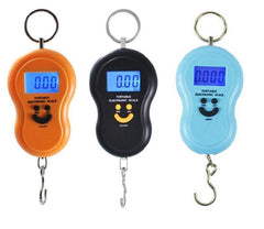 SYGA Hanging Scale Digital Scale Backlight Fishing Pocket Weight Scale Luggage Scales up to 50 kg(Random Color)