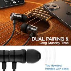 GOBOULT. Mustang TuneX Bluetooth Earphone with 40H Playtime, Dual Pairing Neckband, Zen™ ENC Mic, Type-C Fast Charging, 10mm Bass Driver, Bluetooth v6.0, IPX5 Silicone (Yellow)
