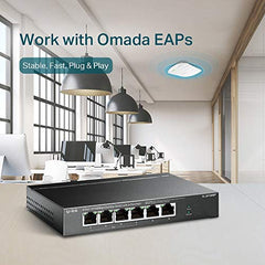 TP-Link LS1005 5-Port 10/100Mbps Desktop Switch|Green Ethernet Technology Network Hub|IEEE 802.3X |Plug and Play|Fanless Design