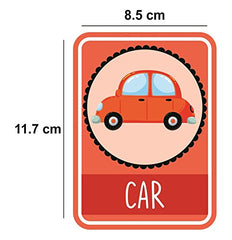 syga English Advance Flash Cards 100 Cards for Kids to Learn English- Multi Color