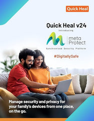 Quick Heal | Total Security | 2 Users | 3 Years | AI Based Device Security for Windows PC | Banking and Browsing Protection | Dark Web Monitoring and Parental Control (Email Delivery in 1 Hour- No CD) + Get 6 month AntiFraud.AI Key for IOS and Android