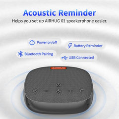 AIRHUG Conference Speaker and Microphone, Bluetooth & USB Speakerphone