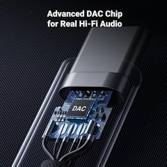 UGREEN USB C to 3.5mm Audio Adapter, Hi-Res 32bit/384KHz Type C Aux Dongle