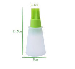 SYGA 1 Silicone Cooking Oil Bottle with Basting Brush (Assorted Colour)