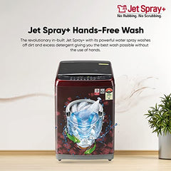 LG 7.5 Kg 5 Star Smart Inverter Technology Fully Automatic Top Load Washing Machine (T75VBMB1Z, Auto Prewash, Turbodrum, Stainless Steel drum, LED Display, Smart Diagnosis, Middle Black)
