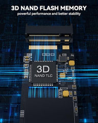 RAOYI 1TB NVMe Internal Solid State Drive M.2 2280 PCIe Gen4x4 SSD, Up to 5000MB/s, Configure SLC Cache, Storage and Memory Expansion for PS5 Laptop Desktop