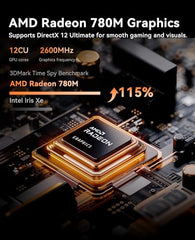 ACEMAGICIAN M1 Mini PC AMD Ryzen 7 6800H 32GB DDR5 1TB PCle SSD Mini Computers (8C/16T, up to 4.7GHz), Windows 11 Pro Radeon 680M 4K Triple Display Desktop Computers 3.2Type-C/LAN 2.5G/BT5.2/WiFi 6