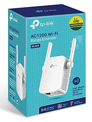 TP-Link | AC1200 WiFi Range Extender | Up to 1200Mbps Speed | Dual Band Wireless Extender, Repeater, Signal Booster, Access Point| Easy Set-Up | Extends Internet Wi-Fi (RE305)