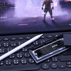 XPG ADATA GAMMIX S70 Blade M.2 NVME 1TB PCIe Gen4x4 2280 Internal Solid State Drive/SSD, Read/Write Speed Up to 7,400/6800 MB/s - (AGAMMIXS70B-1T-CS) Compatible with PC, Laptop and Play Station 5