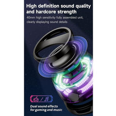 Hounyoln G200 Magnetic Bluetooth Mini Speaker with RGB Lights