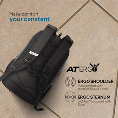 American Tourister Bowie The Outdoor Backpack In Teal - 35 Litre Capacity, 17" 5 Compartment Laptop Backpack Compartment, External Bottle Holder, And Shoe Compartment And, Green