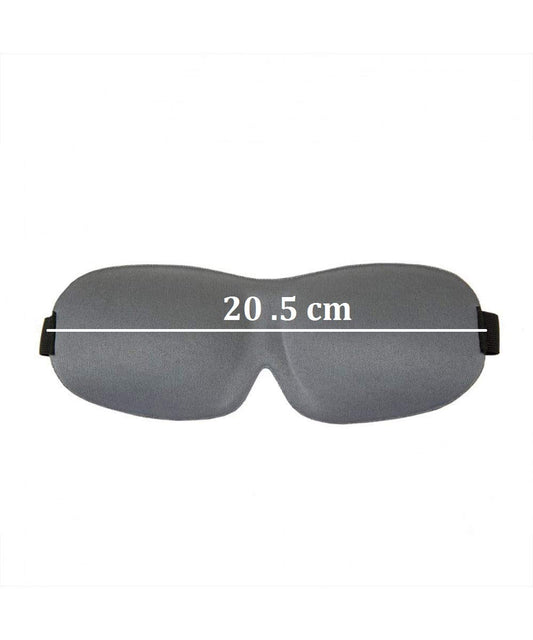 SYGA 3D Sleep Eye Mask Blindfold, Eye Mask Lightweight & Grea for Travel, Shift Work & Meditation, 3D Contoured Night Blindfold Sleep Mark for Men Women (Gray