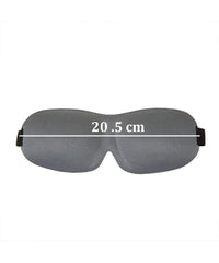 SYGA 3D Sleep Eye Mask Blindfold, Eye Mask Lightweight & Grea for Travel, Shift Work & Meditation, 3D Contoured Night Blindfold Sleep Mark for Men Women (Gray