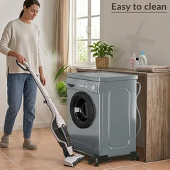 Plantex Washing Machine Stand/Adjustable Fridge Trolley with Lockable Wheel