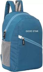 GOOD STAR Navy Blue 30L Daypack | Lightweight, Multipurpose Backpack with Front Zipper Pocket for Travel, Hiking, School & Daily Use - Blue, School Bag for Kids