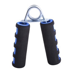 MOMISY Foam Hand Grip Strengthener/Training/Hand Exercise/Hand Gripper/Forearm Exerciser for Finger Exercise/Gym Workout Equipment to Use in Home and Gym for Men/Women (Blue)