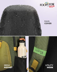 FOOTLOOSE by VIP Yin-Yang 32L Laptop Backpack (15"), 3 Compartments, Blue