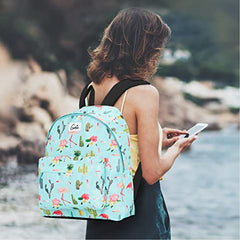 Genie Miami Laptop Backpack for Women (16 Inches) | Modern Office, College & Travel Laptop Backpack | Padded Laptop Sleeve | Rose