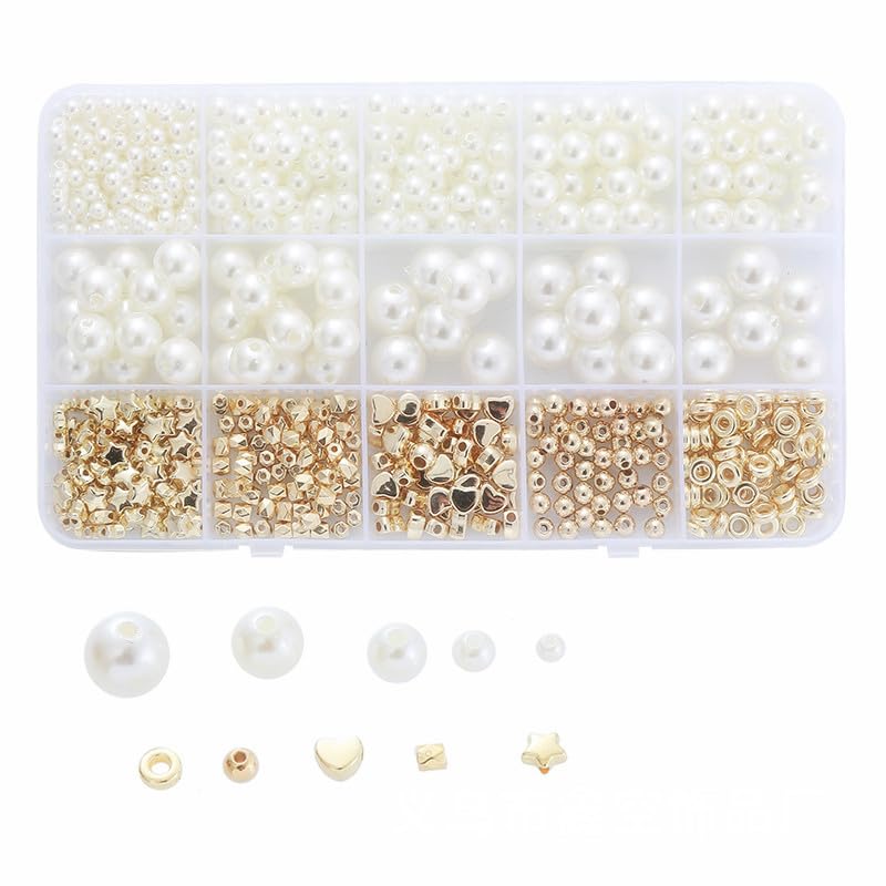 SYGA Beads for Kids Crafts Children's Jewelry Making Kit DIY Bracelets Necklace Hairband and Rings Craft Kits Birthday for 4, 5, 6, 7-Year-Old Little Girls-Multicolor (DIYBeadsSet-28)