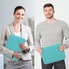 Meyaar Laptop Sleeve 13 Inch with Accessory Pouch, Soft Plush Fur Lined Zipper Case for MacBook Air 13.6” M2/M3/M4/M5, Pro 13”/14” M1–M5, Neo 13 (Black, for 13"/13.3" MacBook)