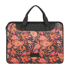 Tabelito Laptop Sleeve Bag 13" to 15.6 inch for Women Jute and Vegan Leather Office Everyday Handbags
