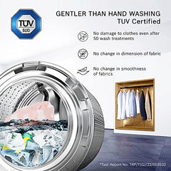 Bosch 7 kg 5 Star Front Load Fully-Automatic Washing Machine, Antibacterial Tech, AI ActiveWater, 15 Wash Programs, 53L Large Drum, SoftCare Paddle, Silver, WAJ24266IN (2026 Model)