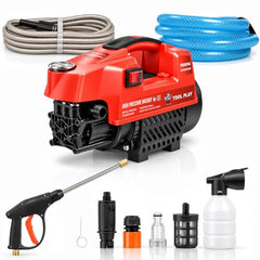COSS MAX CM200HD High Pressure Washer for Car, Bike, Home & Garden Cleaning, 3800W Induction Motor, 200 Bar, 10 L/Min Flow, 7M Hose, Portable Car Washing Machine with Spray Gun