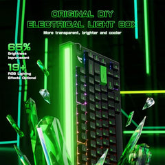 ATTACK SHARK R85 HE Hall Effect Gaming Keyboard, 75% Rapid Trigger, 8KHz