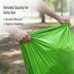 Amazon Brand - Presto! Garbage Bags | XXXL | 30 Count | 10 Bags x 3 Rolls | 42 x 48 In | For Dry & Wet Waste | Black
