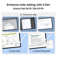 Samsung Galaxy Tab S10 FE [Smartchoice], S Pen in-Box, 27.7 cm (10.9 inch) Display, AI Writing, Desktop Mode, Pre Loaded Pro Apps, 8 GB RAM, 128 GB Storage, Wi-Fi Tablet, Gray