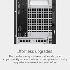 Dell Tower Desktop ECT1250 - Intel Core Ultra 7-265 Processor, Intel UHD Graphics, 16GB DDR5 5600MT/s Memory, 1TB M.2 SSD, 3.0 SD Card Reader, Wired Keyboard and Mouse, Basic Onsite Service