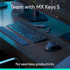 Logitech MX Master 4, Ergonomic Wireless Mouse with Advanced Performance Haptic Feedback, Ultra-Fast Scrolling, USB-C Charging, Bluetooth, Windows, MacOS - Graphite
