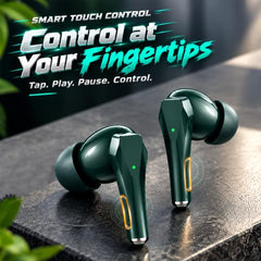 Kratos TW02 Ear Buds Wireless with 60H Playtime, Noise Isolation & Clear Calls, Bluetooth Earbuds with Voice Assistant, Ear Buds with Bluetooth V 5.3 & with Type C Fast Charging, IPX5 TWS Earphones