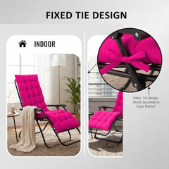 DADDY COOL Multipurpose Extra Long Rocking Chair Cushion for Outdoor and Indoor/Chair pad for Home & Office Chair Filling 18 x 50 Inch Pack of 1 Dark Green (Only Cushion)