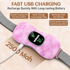 BRONTIX Period Cramp Relief Massager, Cordless Heating Pad