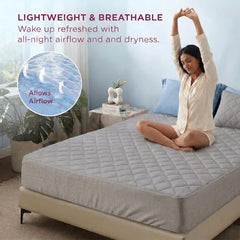 Trance Home Linen Premium 220 GSM+ 72"x36" Single Bed Size Cotton Terry Waterproof Mattress Protector | Elasticated Fitted Non-Toxic Bed Protector | Single Bed Mattresses Cover 72x36 inch, Brown