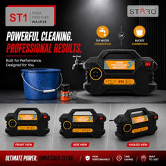 Starq ST25 High Pressure Car Washer Machine 2100 Watts and Pressure 150 Bar for Cleaning Car, Bike & Home