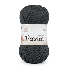 Ganga Acrowools Picnic is 100% Cotton and Crochet Yarn. Pack of 3 Balls - 50Gm Each Shade No - PIC015, Sterling Red