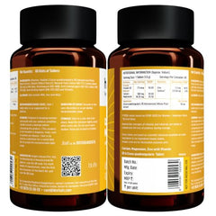 hk vitals Omega 3, 60 Fish Oil Capsules + Multivitamin, 60 Tablets | 1000mg Omega 3 with 180mg EPA and 120mg DHA | For Brain, Heart, and Joints Health