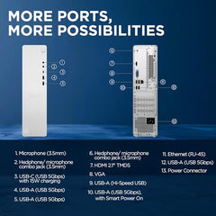 Lenovo IdeaCentre Tower Intel Core i3-1315U (8GB RAM/512GB SSD/Win 11/Microsoft 365 Basic + Office Home 2024/Wifi 6/Bluetooth 5.2/USB Calliope Keyboard & Mouse/Grey), 90XW007BIN