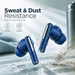 Kratos TW02 Ear Buds Wireless with 60H Playtime, Noise Isolation & Clear Calls, Bluetooth Earbuds with Voice Assistant, Ear Buds with Bluetooth V 5.3 & with Type C Fast Charging, IPX5 TWS Earphones