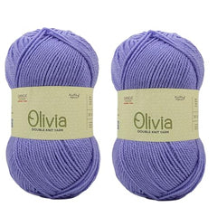 Ganga Acrowools Acrylic Olivia,Double Knit Yarn. Hand Knitting&Crochet Yarn. Oekotex Class 1 Certified. Pack of 2 Balls-100Gms Each. Shade No-Olv012, Maroon