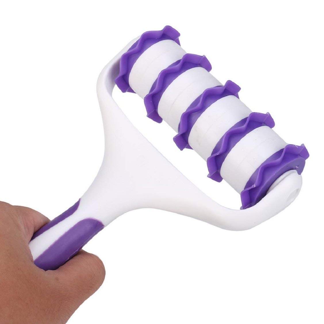 SYGA Fondant Strip Ribbon Cutter Sugarcraft Tool Pin Embosser Roller