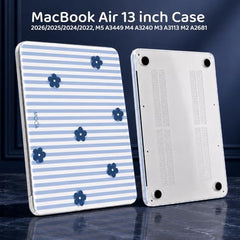 MOCA Case Compatible for New Apple MacBook Air 13 inch 2026 2025 2024 2022, M5 A3449 M4 A3240 M3 A3113 M2 A2681 Touch ID, Mac Air 13.6" Laptop Protective Plastic Hard Shell Cover (Crystal Clear)